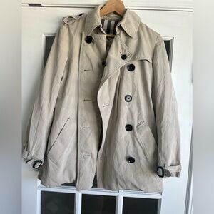 Burberry short trench coat - 6